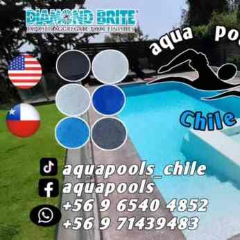 Logotipo Aquapools Chile S.A. con ola